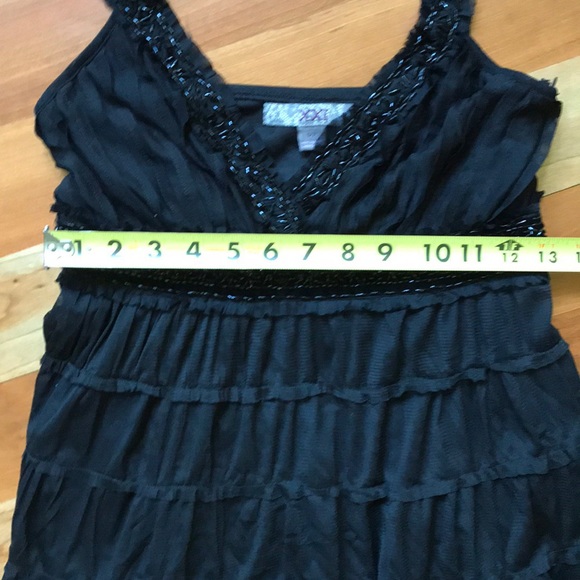 Forever 21 Beaded Black Ruffle Lace Tank Top - Picture 6 of 8